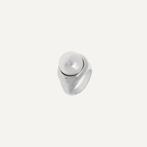 Кольцо vidda, жемчуг культивированный, размер 18, серебряный