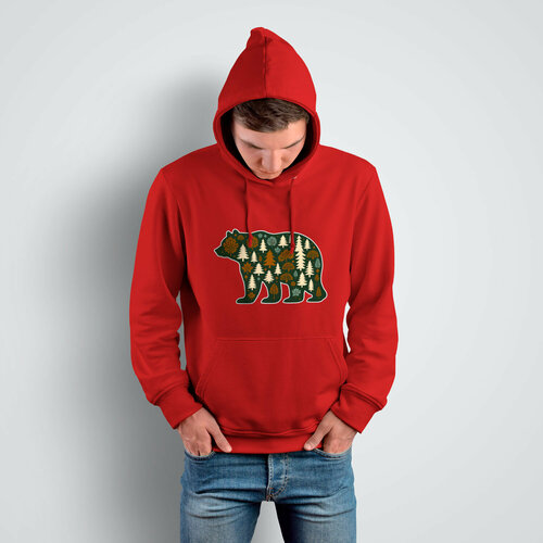 фото Худи us basic, размер m, красный