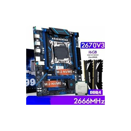 Материнская плата комплект 12 ядерный реактор оперативная память 16Гб2 8 1039000₽