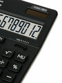 Калькулятор настольный для ЕГЭ непрограммируемый большой для школы Eleven SDC-444S для физики, бухгалтерский / 12 разрядов / черный