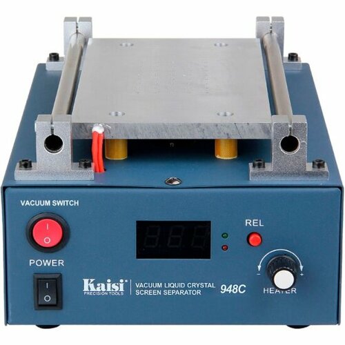 Вакуумный термостол, сепаратор Kaisi KS-948C для модулей до 7 вакуумный термостол сепаратор baku ba 948c для дисплеев до 9 для разборки сенсорных модулей 300вт