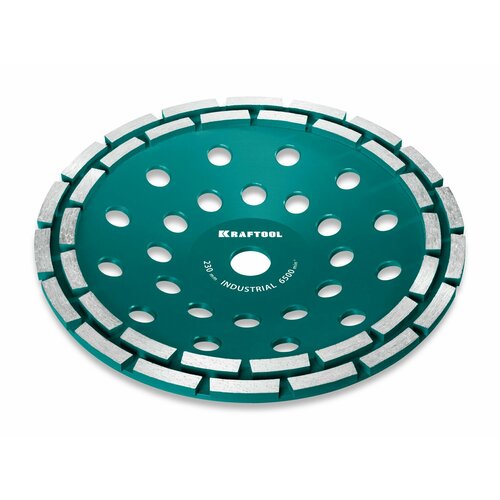 KRAFTOOL Double d 230 мм двухрядная алмазная чашка INDUSTRIAL 33369-230 5672₽
