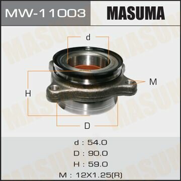 Ступица Пер. Toyota 4Runner 95 - (Masuma MW-11003)