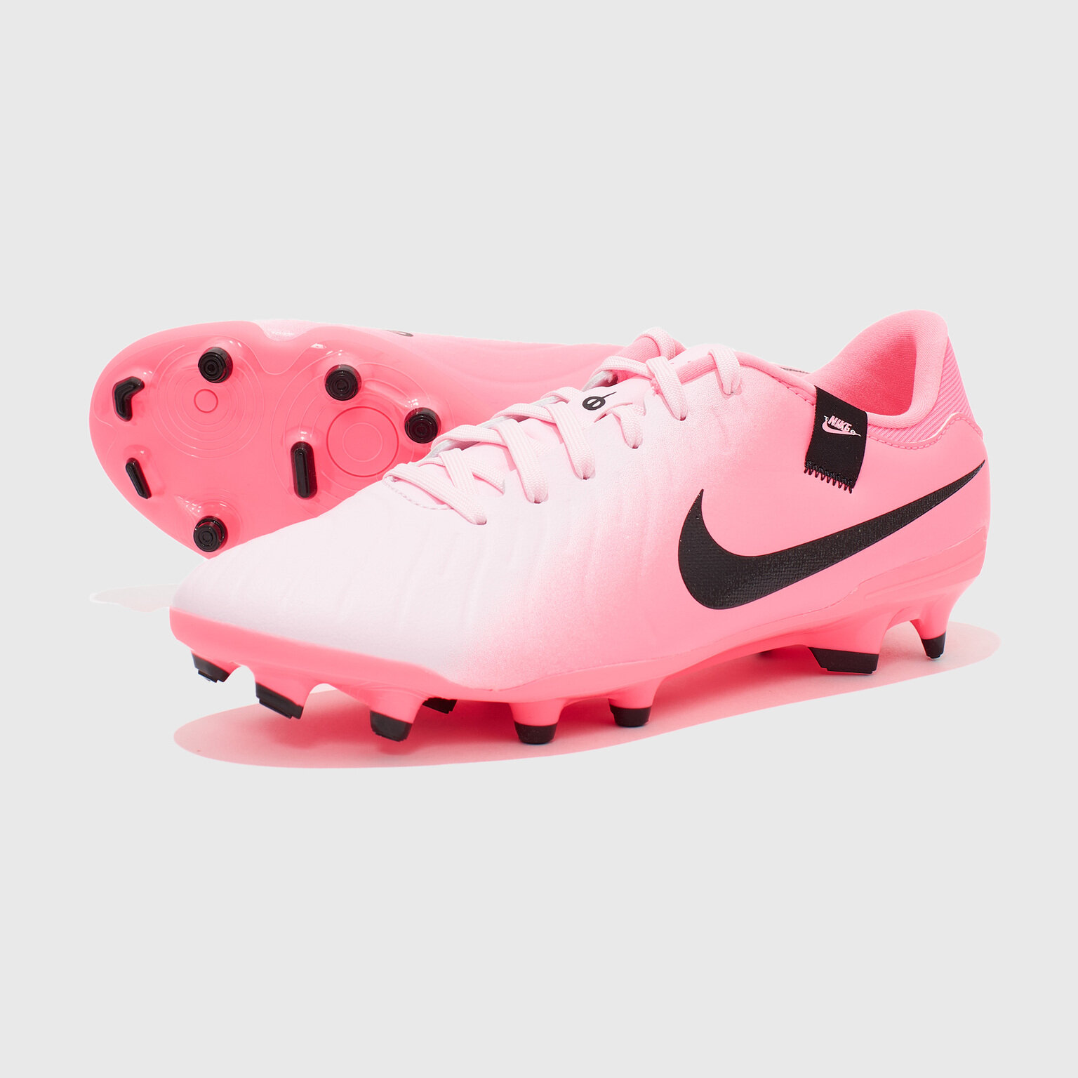 Бутсы NIKE, размер 9 US, розовый