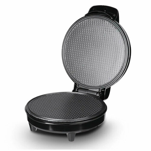 Вафельница с антипригарным покрытием, 1200 вт, для тонких вафель, рожков и трубочек, черная