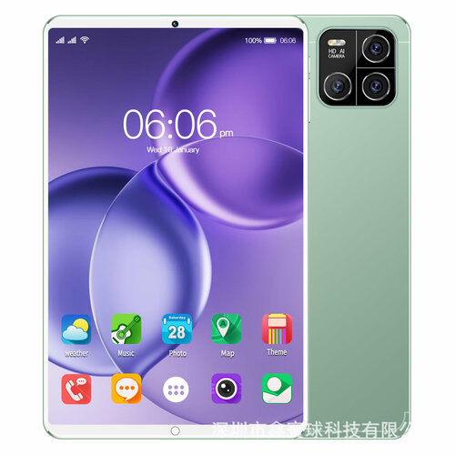 Планшетный компьютер 10 дюймов Wi-Fi Bluetooth Call съемный светло-зеленый 4459₽