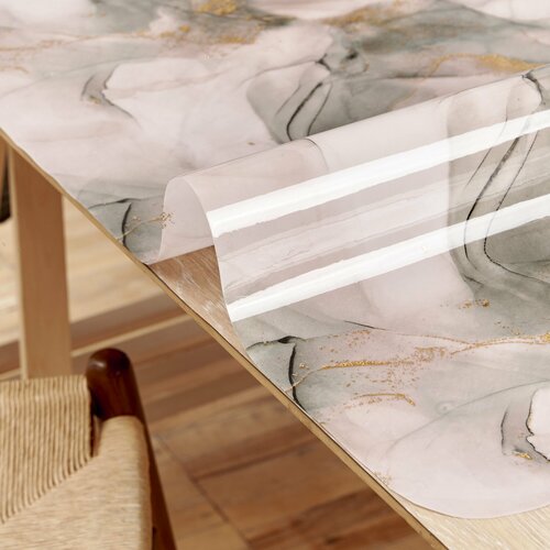 Гибкое стекло на стол 80x160 см