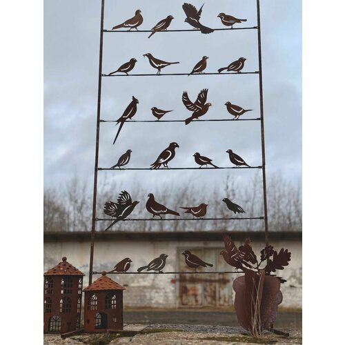 Шпалера садовая для растений и цветов Птичья рапсодия