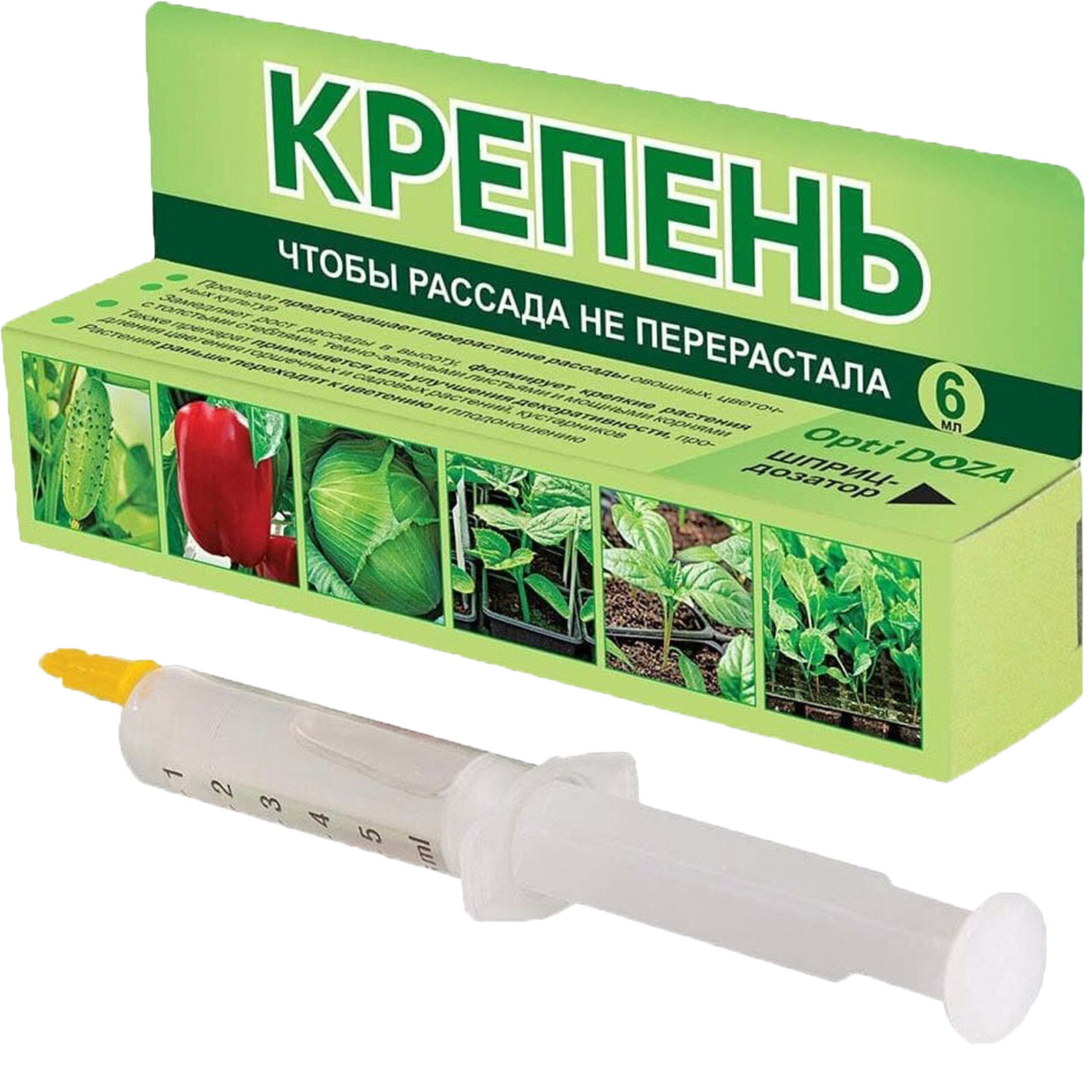 Крепень регулятор роста удобрение для развития растений 6 мл