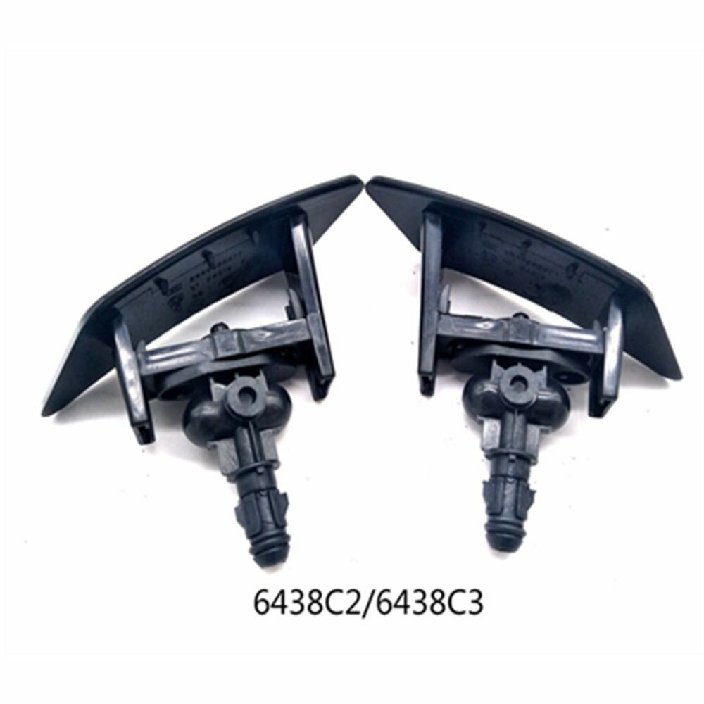 1 пара для citroen c4 фары головного света омывателя форсунки распылителя 6438c26438c3