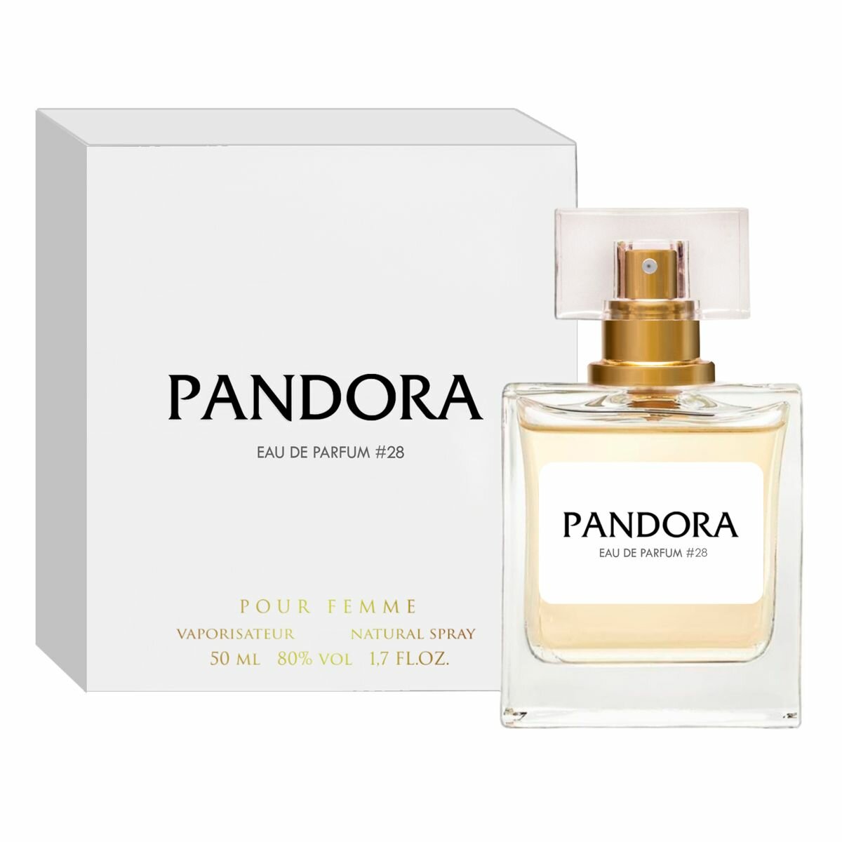 Парфюмерная вода Pandora №28, женская, фруктово-цветочная, 50 мл