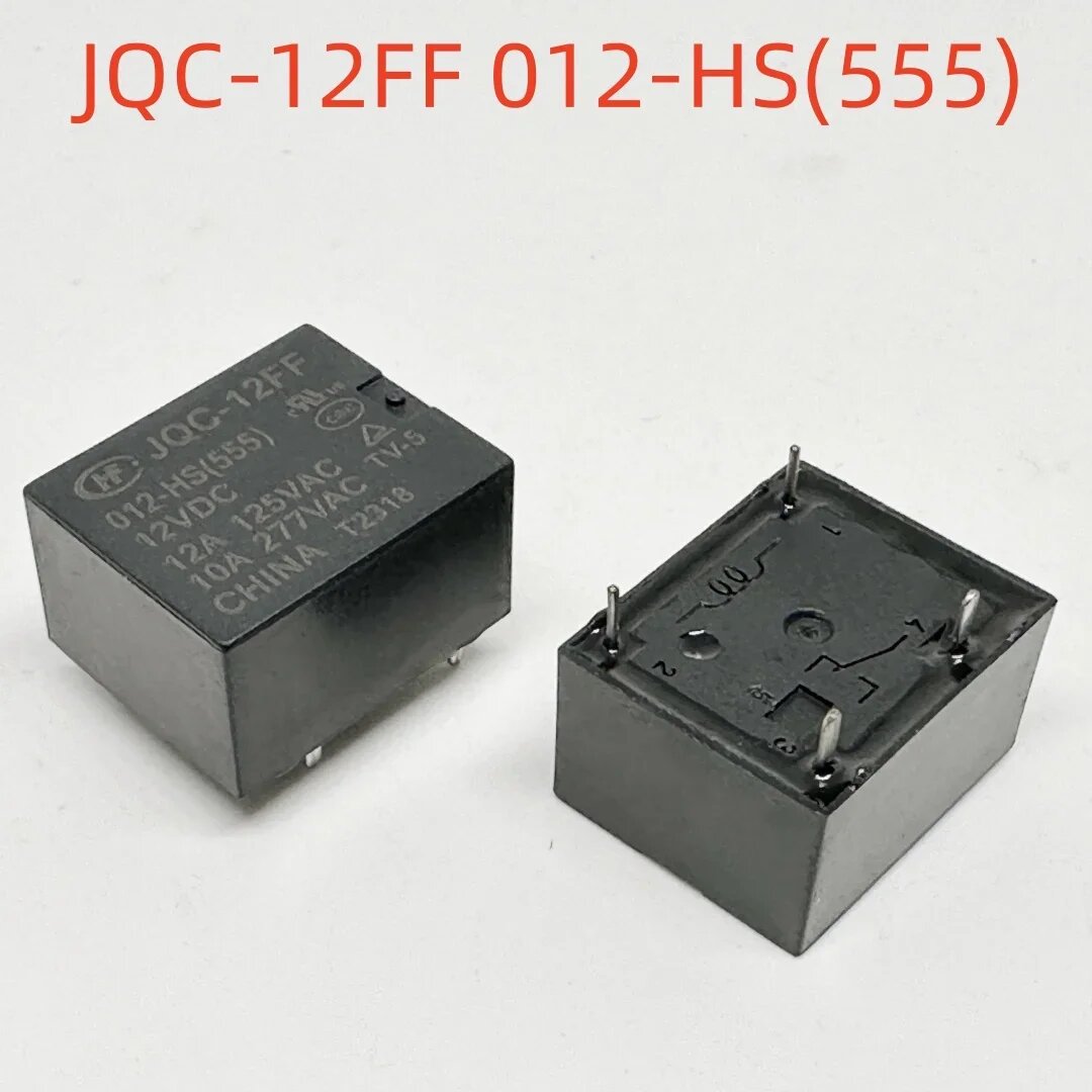 Новое реле JQC-12FF 012-HS(555) (12FA-12V-10A) 4-контактное