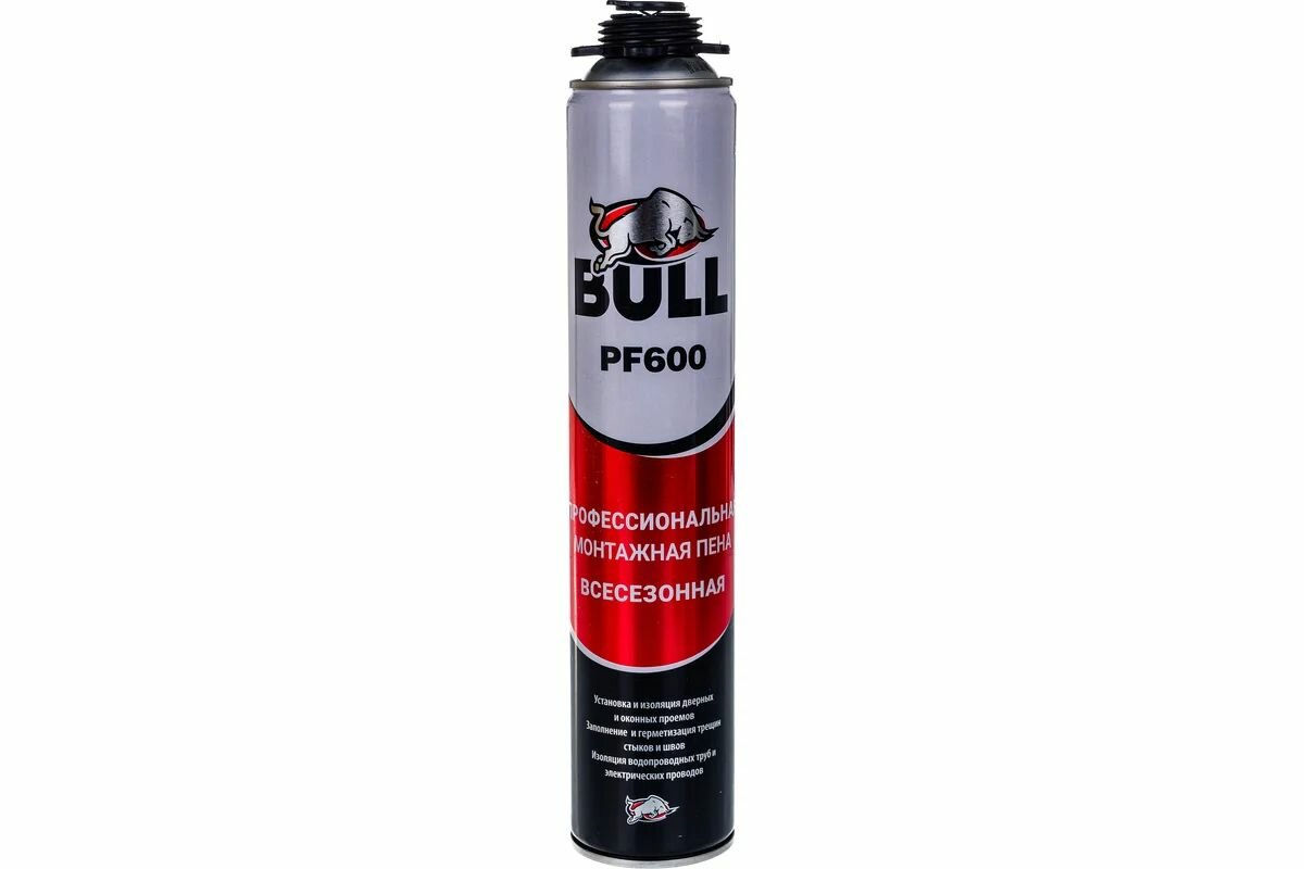 Профессиональная монтажная пена Bull PF600 750 мл
