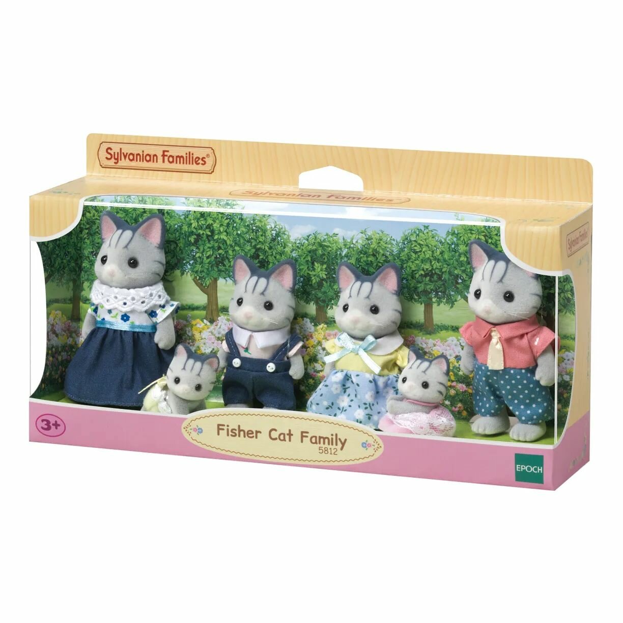 Набор фигурок Sylvanian Families Семья Котов рыбаков