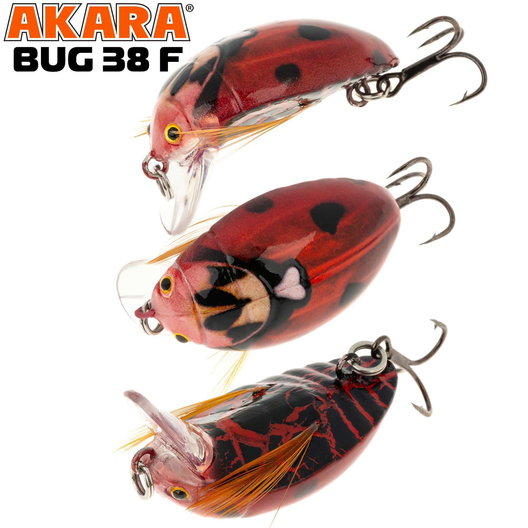 Воблер Akara Bug 38F 4 гр. 11 — фото 1