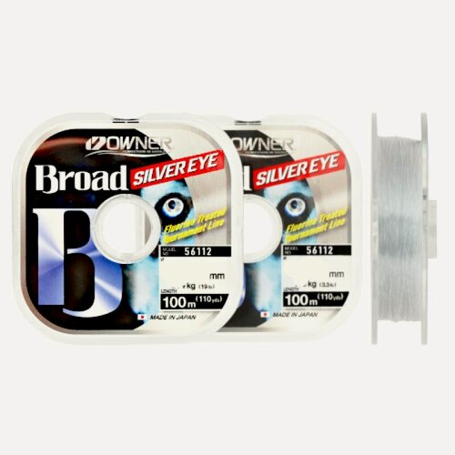 Изображение товара OWNER Леска Broad Silver Eye 100м 0,50мм 18кг
