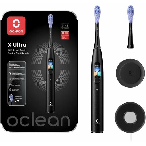 Oclean X Ultra, Bluetooth, с цветным дисплеем, чёрная