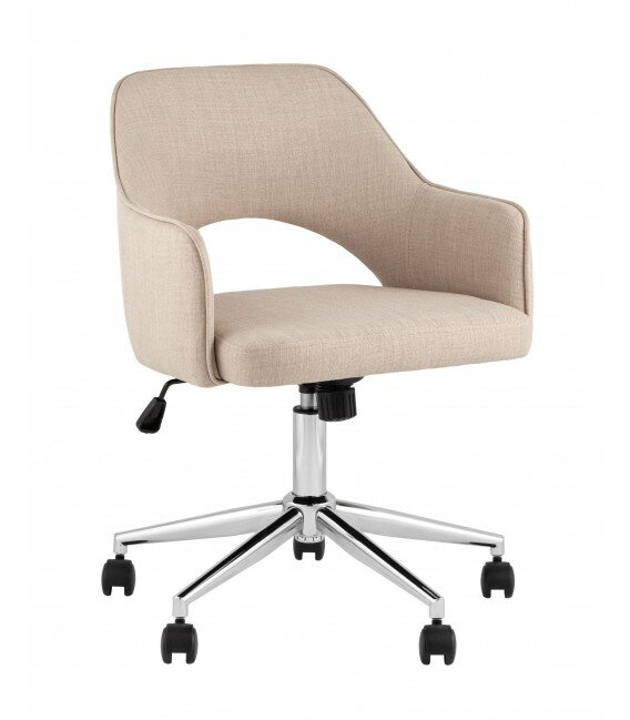 Кресло офисное Кутро рогожка бежевый