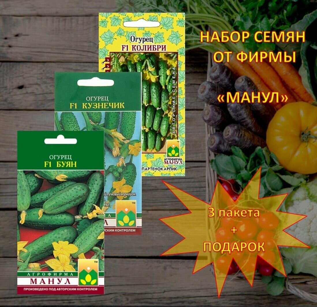 Семена огурца Колибри Кузнечик Буян