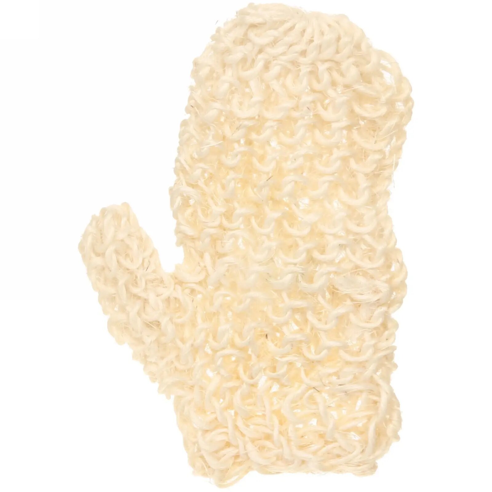 Мочалка-варежка для тела Ultramarine сизаль 23х12см плотная вязка