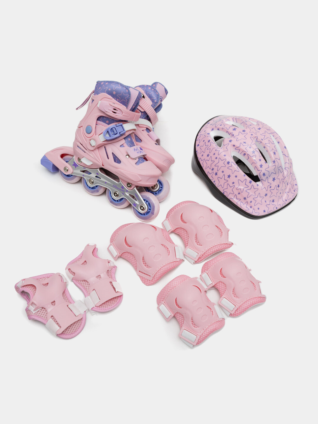 Роликовые коньки раздвижные, ABEC-7, для детей, взрослых, 4 колеса, тормоз — фото 1