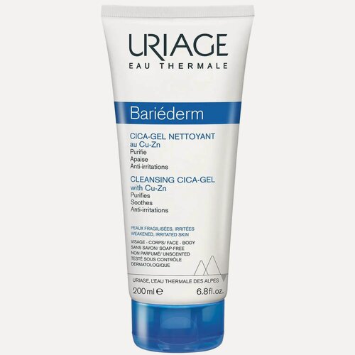 Изображение товара Uriage Bariederm барьедерм очищающий цика-гель С медью И цинком 200 мл