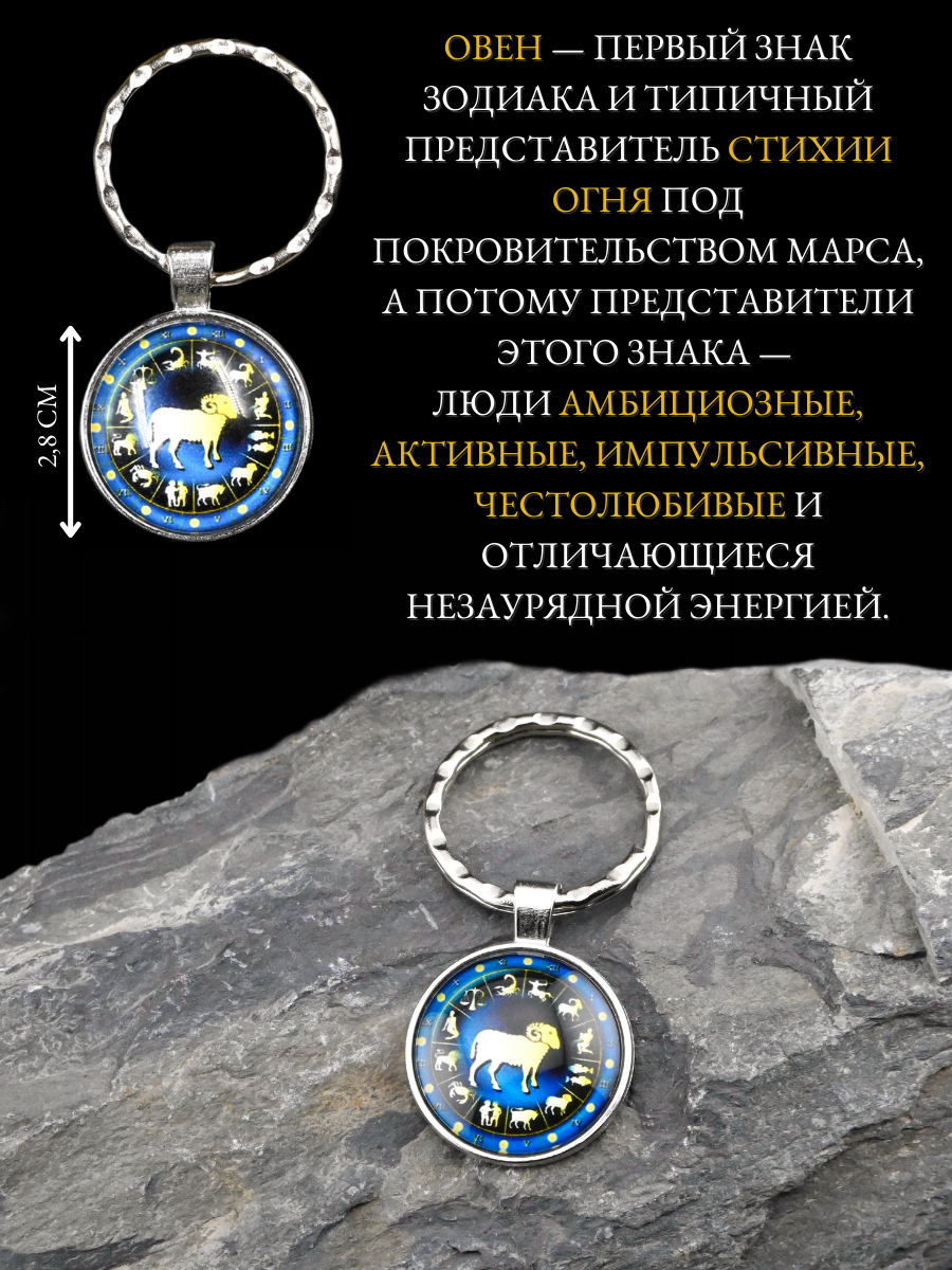 Брелок-талисман для знака зодиака Овен для защиты и поддержки — фото 1