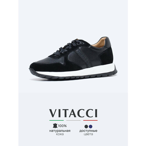 фото Кроссовки vitacci, размер 43, черный