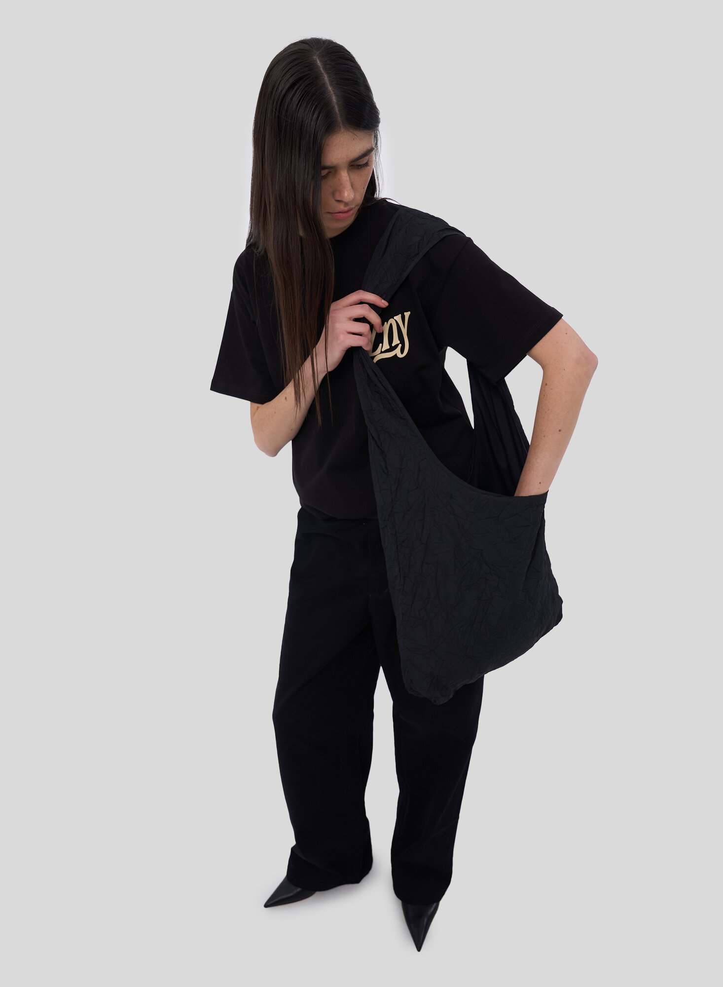 Сумка шоппер ZNY ZNY TAFFETA, черный