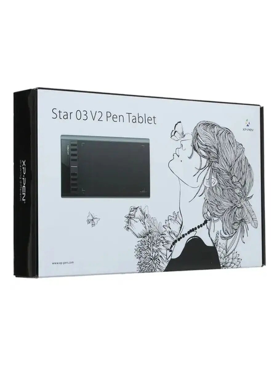 Графический планшет XPPen Star 03v2 черный