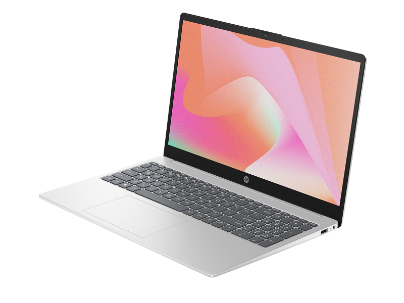 Ноутбук HP 15-FD0602TU, I7-1255U, 8ГБ DDR4, SSD512ГБ, 15.6" FHD, серебристый, подсветка