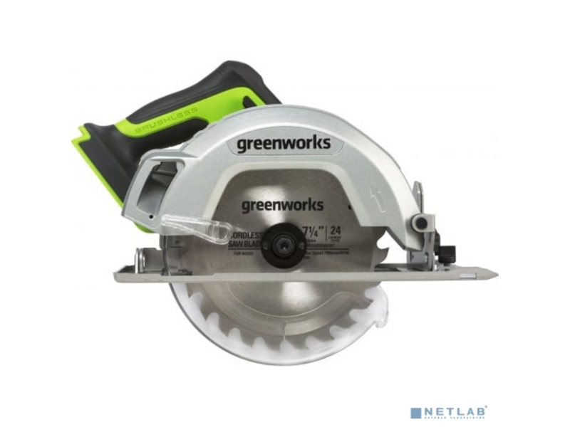 Greenworks GD24CS 24в дисковая пила акк. (без аккум. бат и зарядн. уст-ва) [1500907]