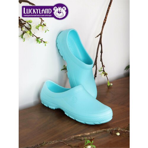 фото Галоши lucky land, полнота 5 (ru)/ на среднюю стопу, размер 36, бирюзовый