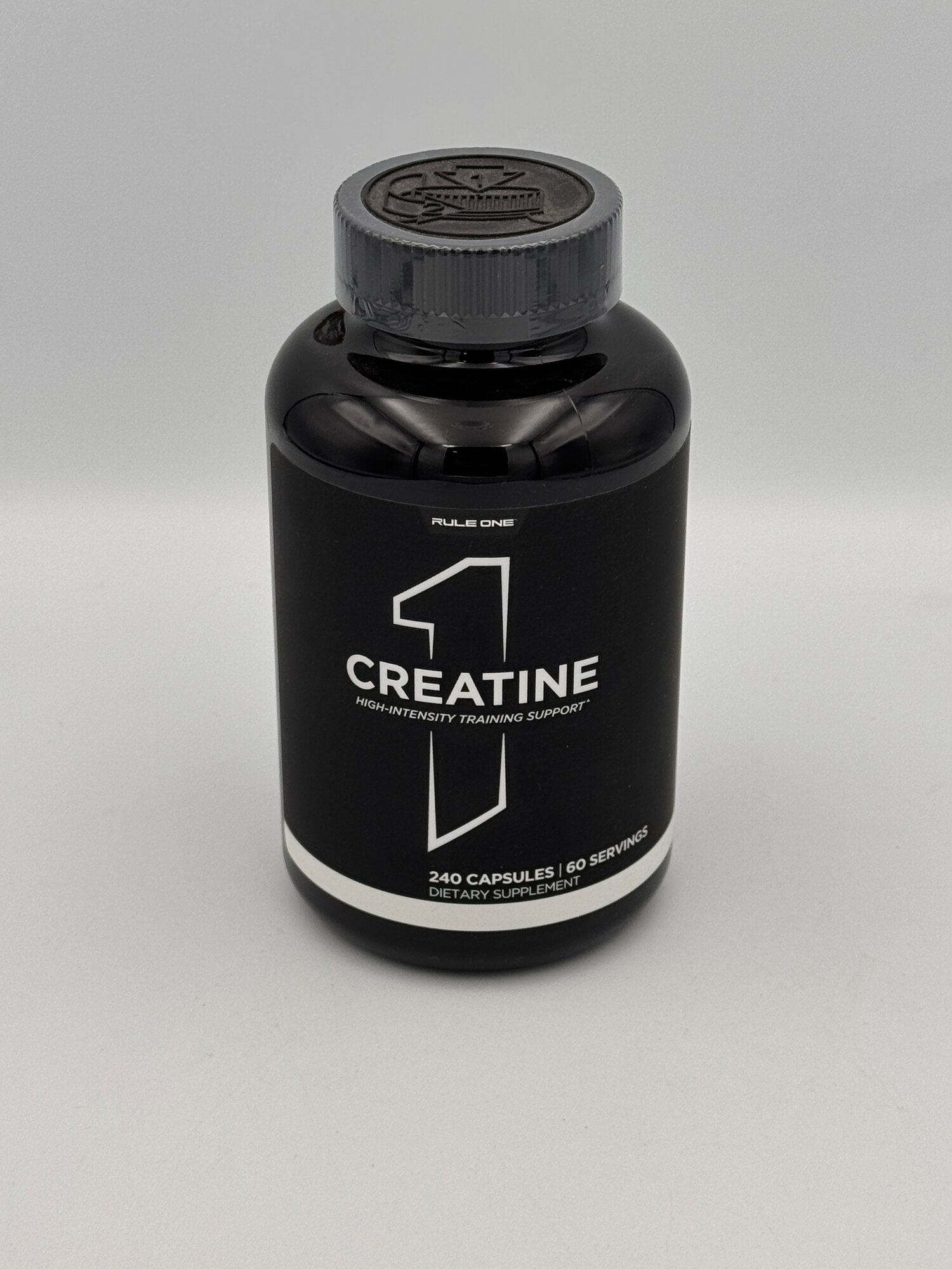 Rule1 Creatine monohydrate 240 caps 60 serv, Креатин моногидрат для мыщц — фото 1