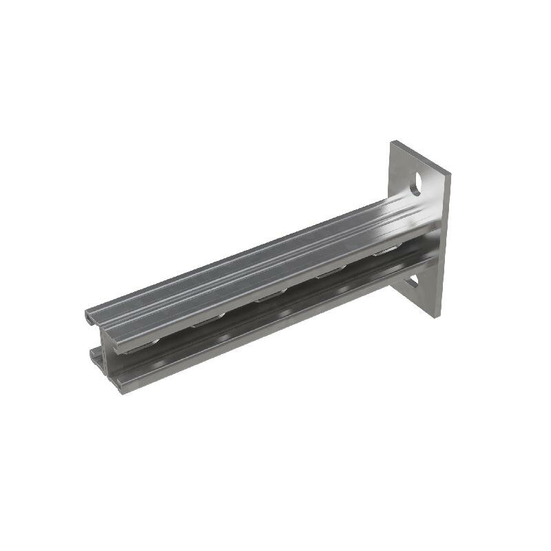 Консоль-Страт двойная усиленная развернутая 41х21 L550 сталь 2.5мм КМ км-профиль LO32132 (1 шт.)