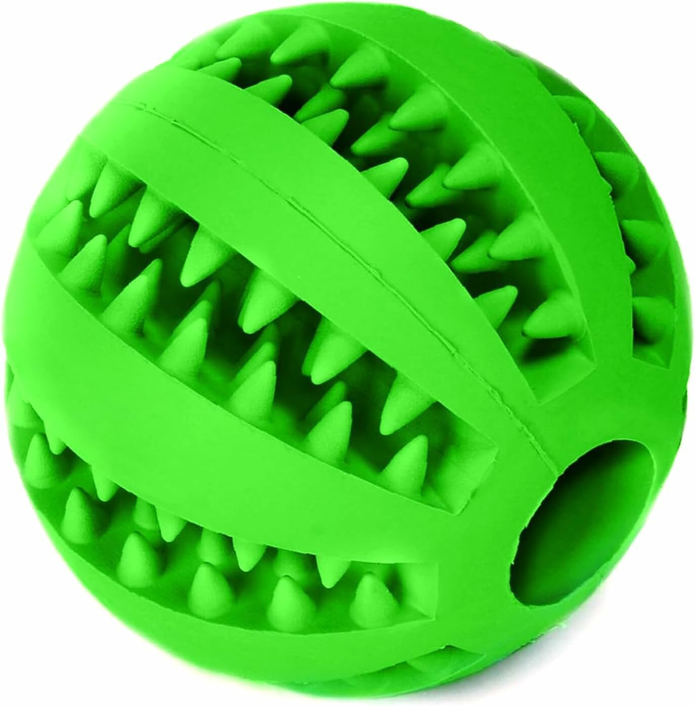 Игрушка-дозатор лакомств для кроликов и грызунов: мячик для жевания и чистки зубов 7 см | Развивающая головоломка для кролика хорька морской свинки