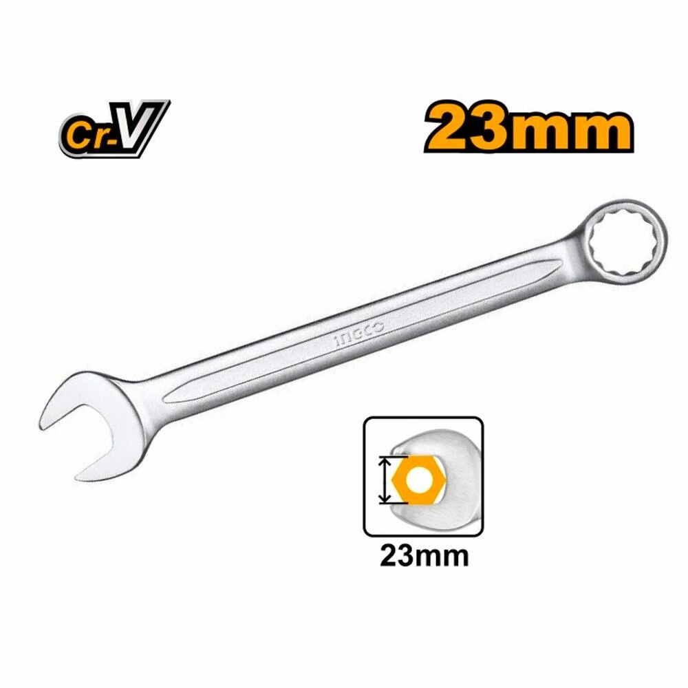 Ключ комбинированный 23мм HCSPA231 INGCO INDUSTRIAL