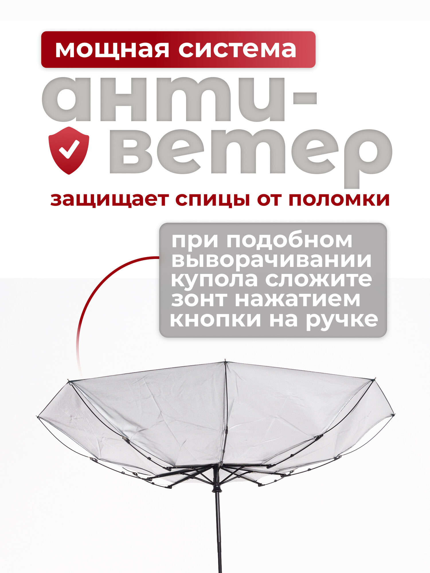 Зонт RAINDROPS, зеленый — фото 1