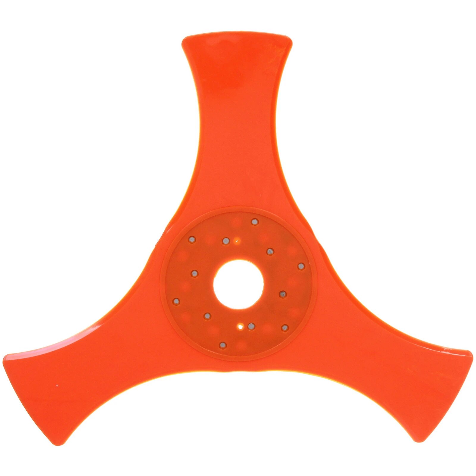 Нож-диск для триммера садового, 3 лезвия, 245x245x3.5 мм, цвет оранжевый, для жесткой травы