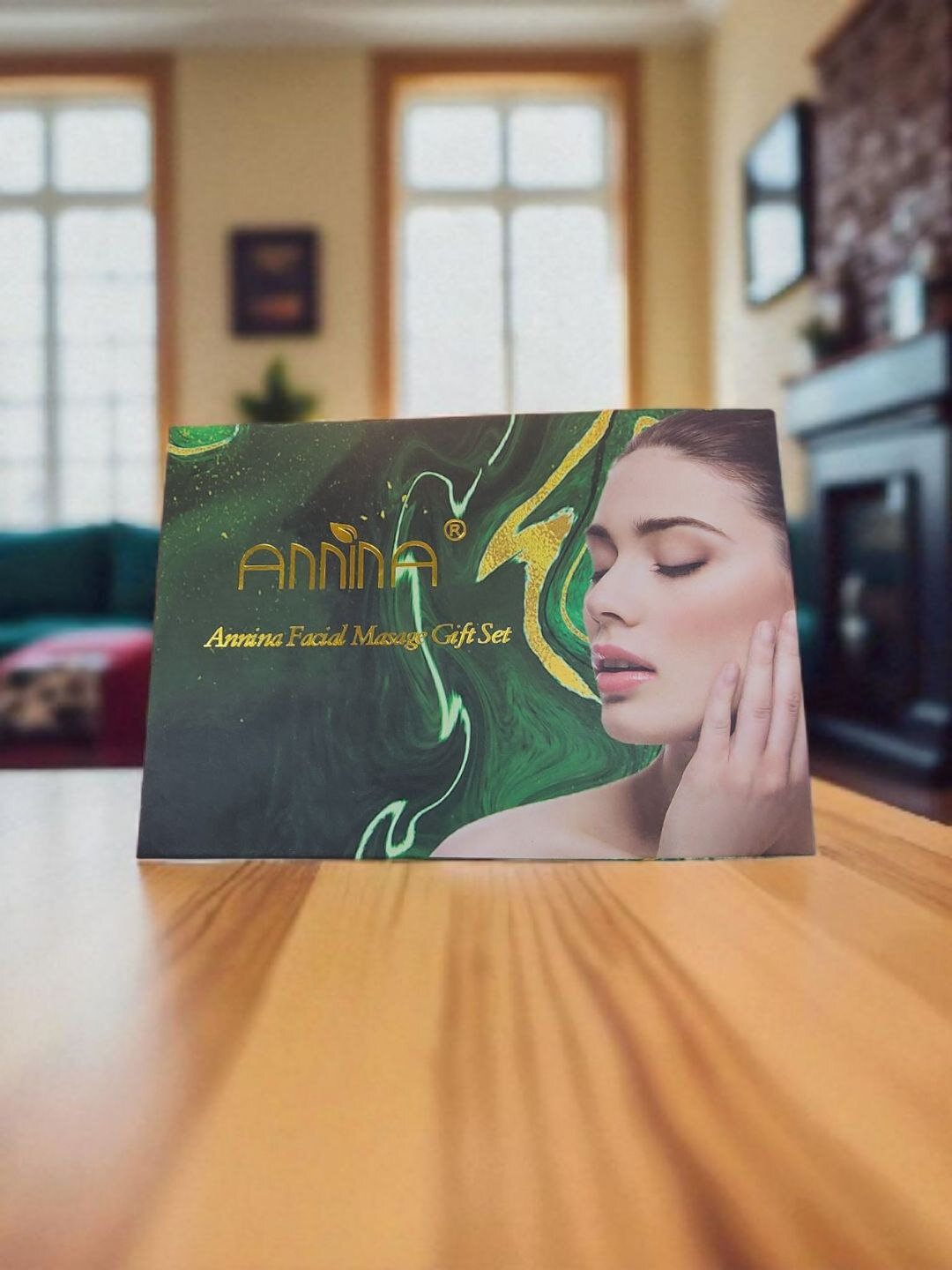 Массажный набор роллер и скребок гуаша для лица — фото 1