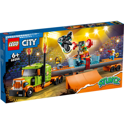 Конструктор LEGO City Stuntz 60294 Грузовик для шоу каскадёров, 420 дет.