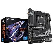 Материнская плата Gigabyte B760 AORUS ELITE AX Soc-1700 Intel B760 4xDDR5 ATX AC`97 8ch(7.1) 2.5Gg RAID+HDMI+DP