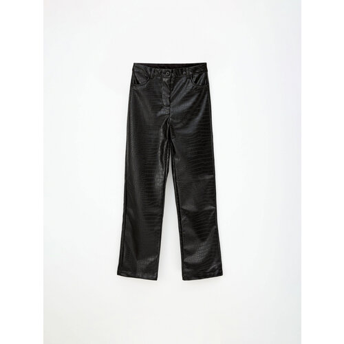 фото Брюки sela, размер 152, черный