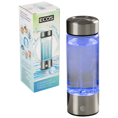 Генератор водородной воды переносной ECOS HWB-86 серебристый