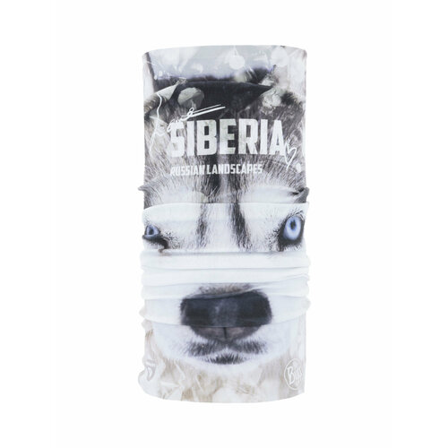 фото Бандана buff thermonet siberia, размер one size, белый, черный