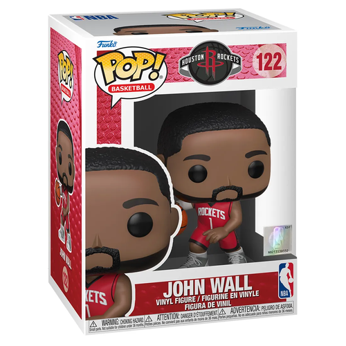 Фигурка Funko POP! NBA Rockets John Wall (Red Jersey) 59261, 10 см фигурка funko pop nba rockets john wall red jersey
