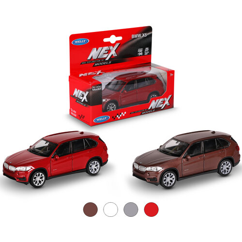 Машинка Welly BMW X5 F15 (43691) 1:34, 11 см, в ассортименте welly 1 24 bmw 335i alloy luxury vehicle diecast pull back cars model toy collection xmas gift