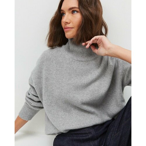 Джемпер look7, размер S/М, серый новинка 2021 кашемировый свитер женский свитер модный пуловер свитер с вышивкой x осенне зимний кашемировый свитер