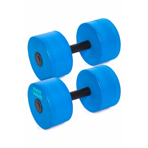 Аквагантели Dumbbells basic round, pair аквагантели dumbbells triangle bar float 1 pcs