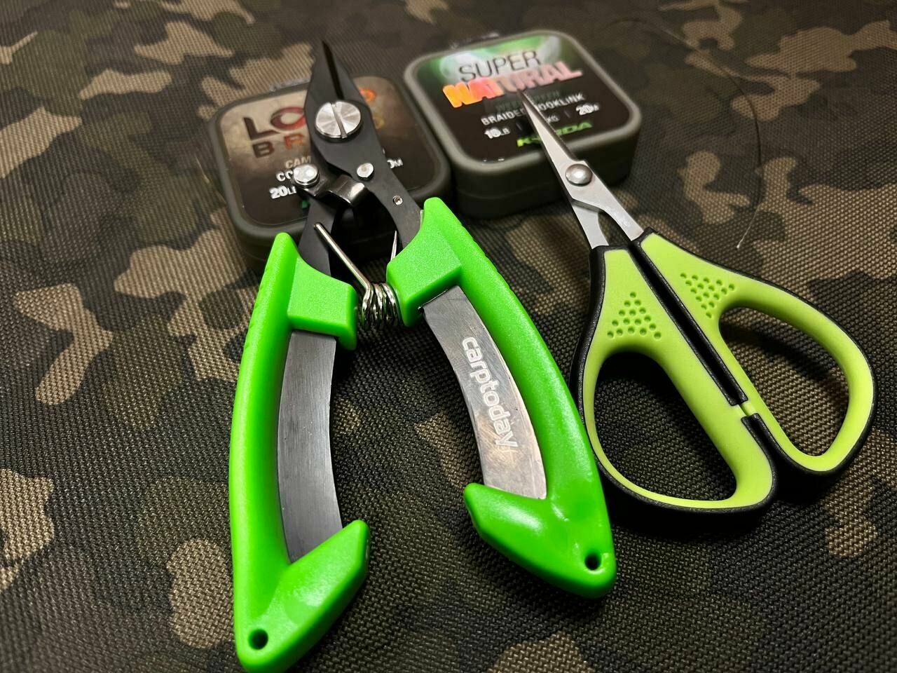 Кусачки - ножницы Carptoday GRIZZLY CUTTERS для лески, плетёнки и поводковых материалов — фото 3